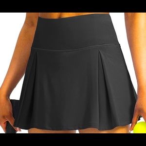 Women's Pleated High Waisted Skort